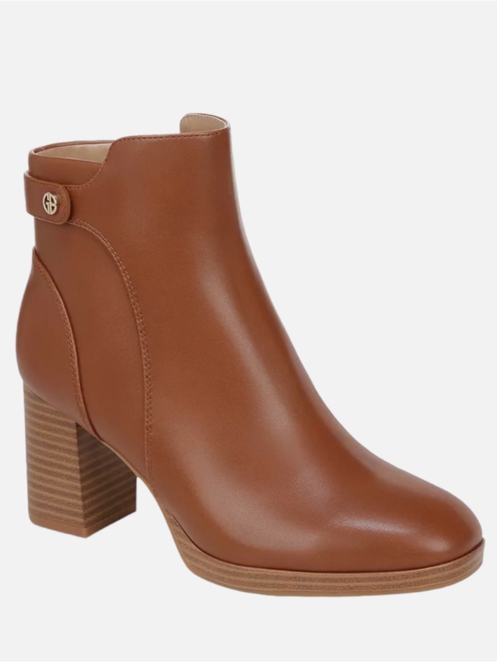 Giani Bernini Women's Cinnamon Brown Trumann Platform Boots Shoe Size 9.5